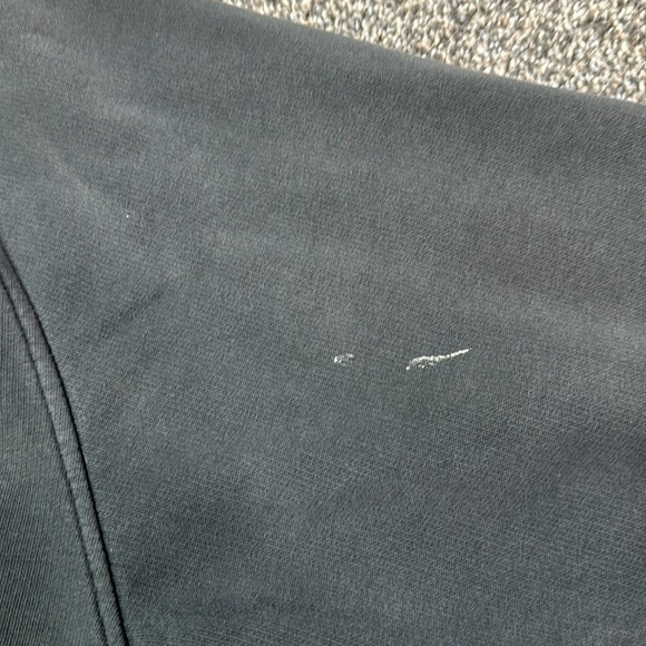 Vintage Nike Spellout Black Hooded Sweatshirt Size Large 90s Grunge - Picture 12 of 12